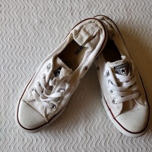 Converse Classic White Canvas Sneakers